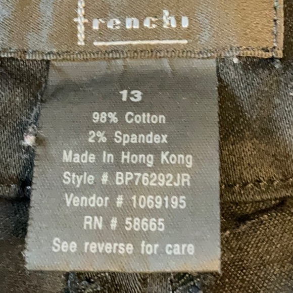 Frenchi Black Wide Leg Pants - Picture 3 of 4